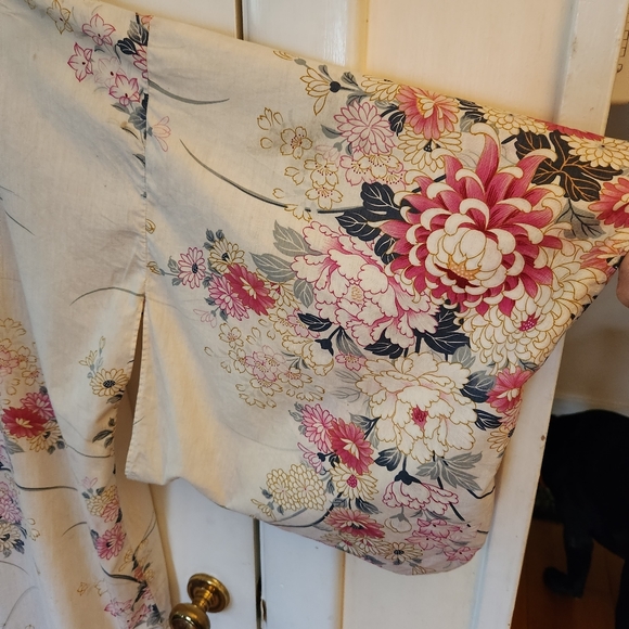 Cotton Kimono Robe - Picture 5 of 14